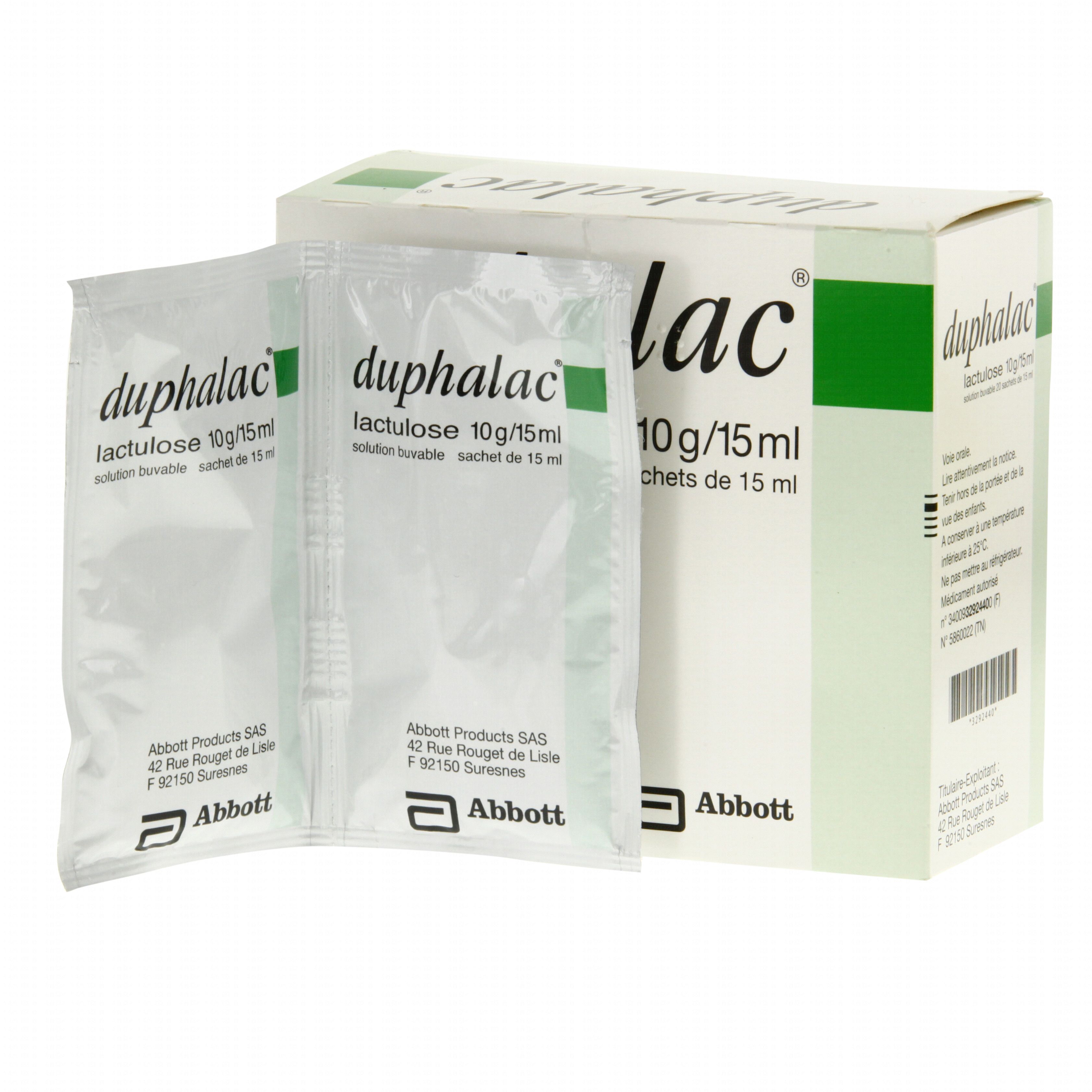 Duphalac 10 g/15 ml boîte de 20 sachets-doses Abbott Duphalac 10 g/15 ml boîte de 20 sachets-doses Abbott