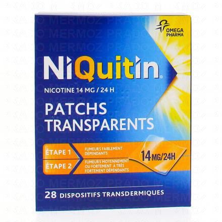 Niquitin 14 mg/24 heures (boîte de 28 dispositifs)