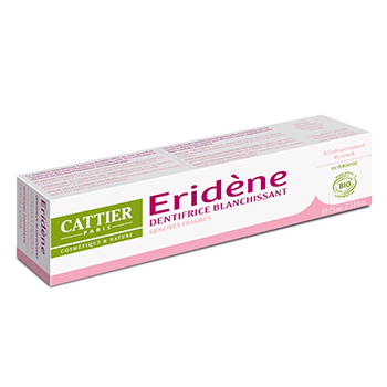 CATTIER Éridène dentifrice blanchissant gencives fragiles bio