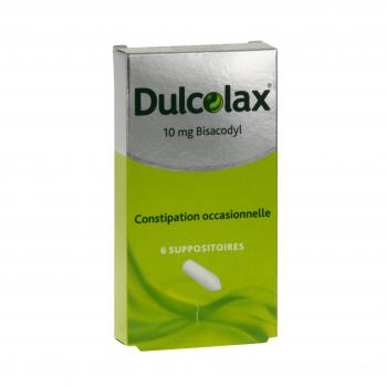 DULCOLAX 10 mg suppositoires x6