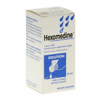 Hexomédine 1 pour mille (flacon 45ml)