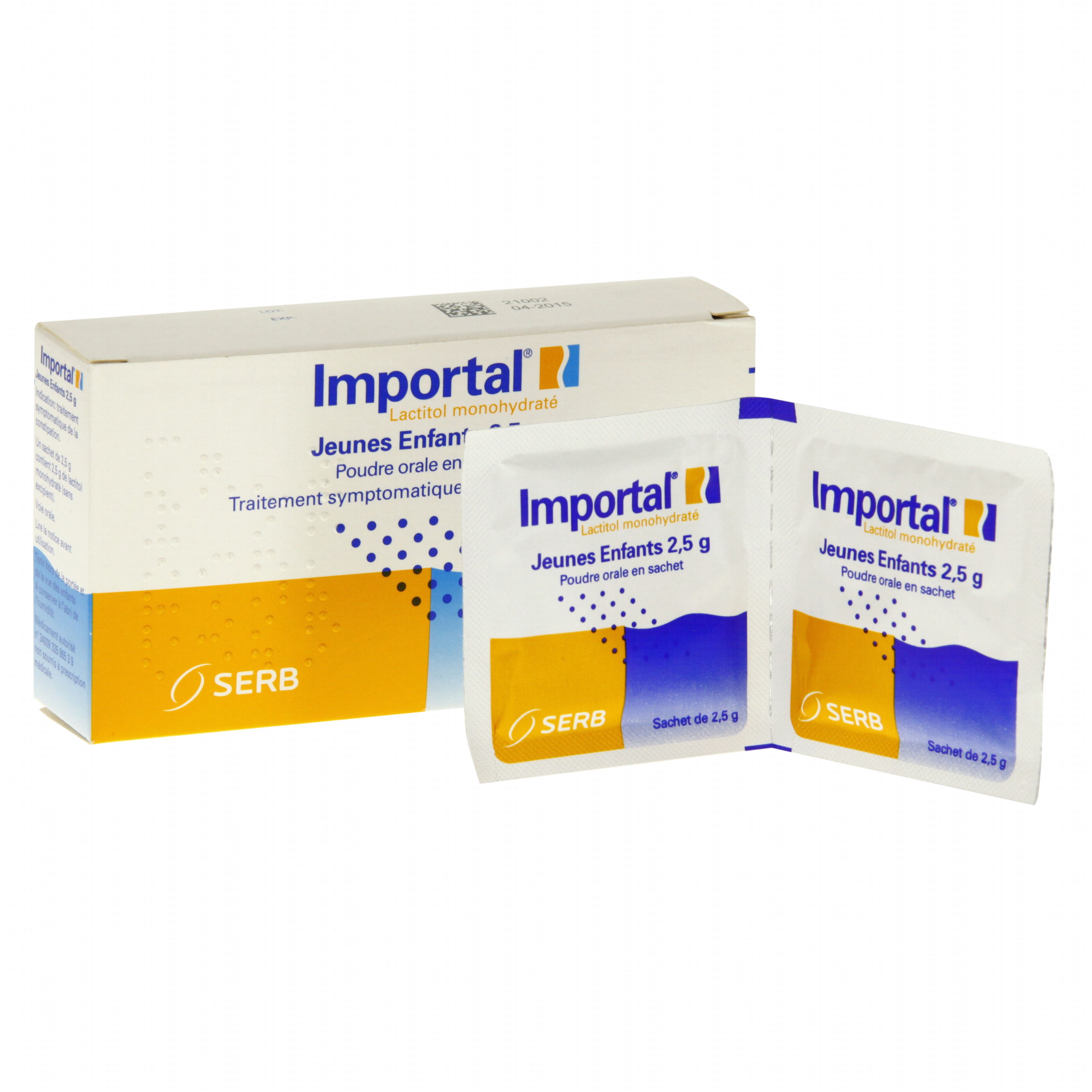 Importal jeunes enfants 2,5 g boîte de 10 sachets Novartis Importal jeunes enfants 2,5 g boîte de 10 sachets Novartis
