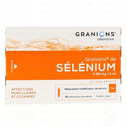 GRANIONS Oligoéléments - Selenium 0,96 mg/2 ml