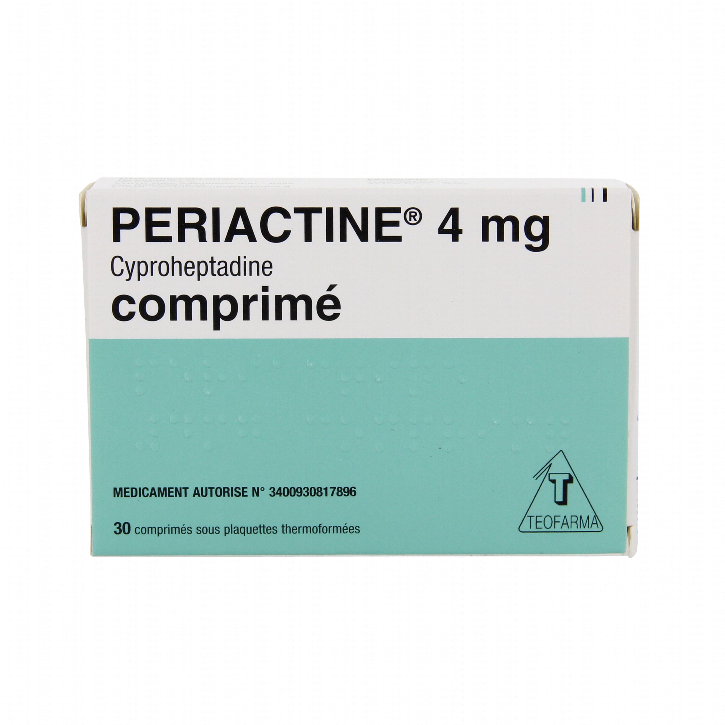 Periactine , PERIACTINE 4 mg