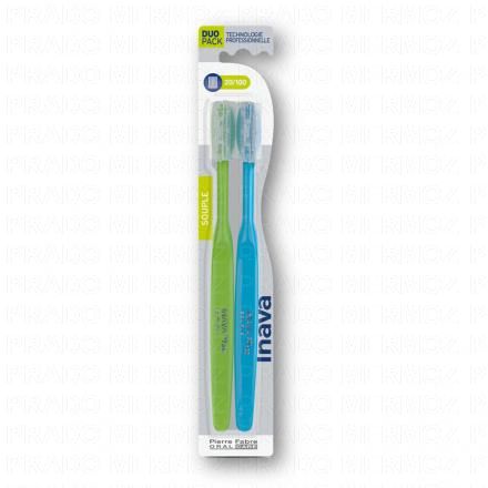 INAVA Brosse a dents 20/100 souple (lot de 2)
