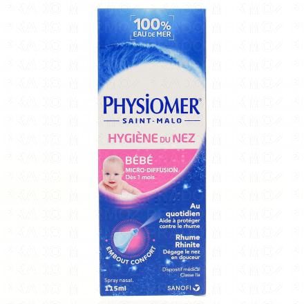 PHYSIOMER Bébé Hygiène du nez micro-diffusion (flacon 115ml)