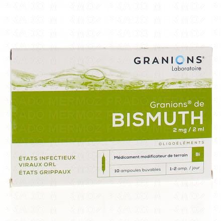 GRANIONS de Bismuth 2 mg/2 ml