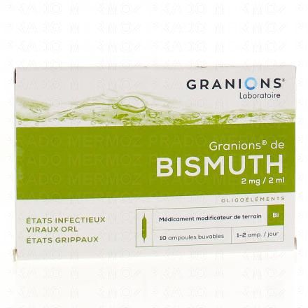 GRANIONS de Bismuth 2 mg/2 ml