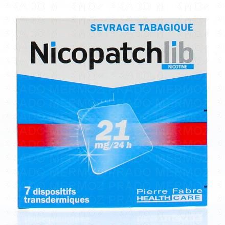 PIERRE FABRE NicopatchLib 21 mg/24h dispositif transdermique (boîte de 7)