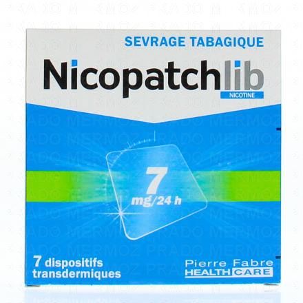 PIERRE FABRE NicopatchLib 7 mg/24h dispositifs transdermiques (boîte de 7)