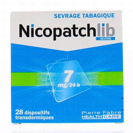 PIERRE FABRE NicopatchLib 7 mg/24h dispositifs transdermiques (boîte de 28)