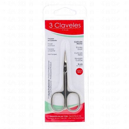 3 CLAVELES Ciseaux &agrave; envies droit 9cm
