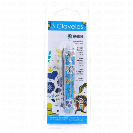 3 CLAVELES Coupe Ongles Mex (8cm (version longue))