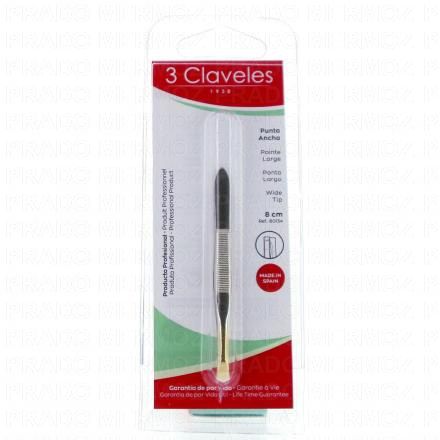 3 CLAVELES Pince &agrave; &eacute;piler large 8cm