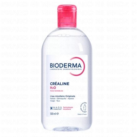 BIODERMA Cr&eacute;aline - H2O solution micellaire (flacon 500ml)