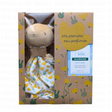 KLORANE Coffret Eau de b&eacute;b&eacute; parfum&eacute;e et peluche lapin