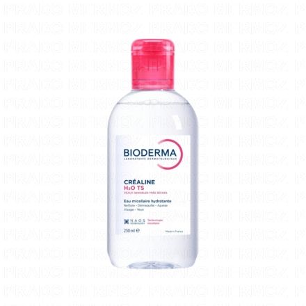 BIODERMA Cr&eacute;aline - H2O TS solution micellaire (flacon 250ml)