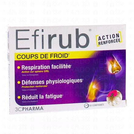 3C PHARMA Efirub - Coups de froid x30 comprimés