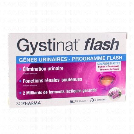 3C PHARMA Gystinat - Flash 10 gélules + 10 comprimés