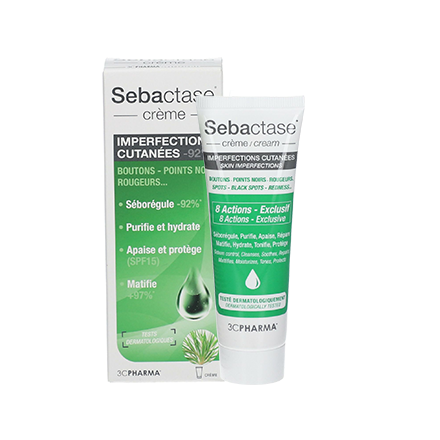 3C PHARMA Sebactase - Cr&egrave;me imperfections cutan&eacute;es tube 50ml