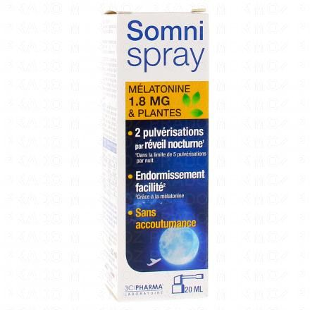3C PHARMA SomniSpray - M&eacute;latonine 1.8 mg 20ml