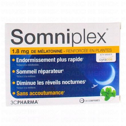 3C PHARMA Somniplex - Boite de 30 comprimés