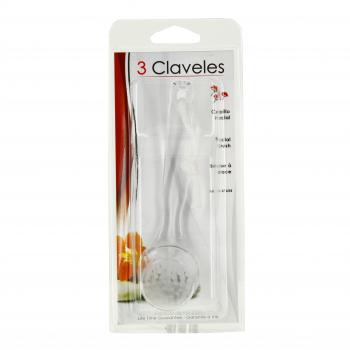 3 CLAVELES Brosse &agrave; visage