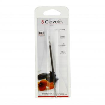 3 CLAVELES Tire com&eacute;dons en inox 12 cm