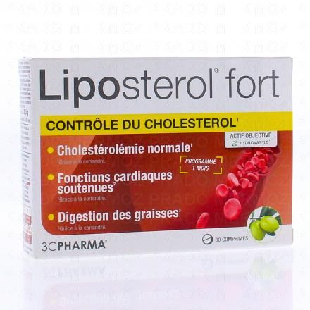 3CPharma Liposterol fort - contrôle du cholestérol x30 comprimés