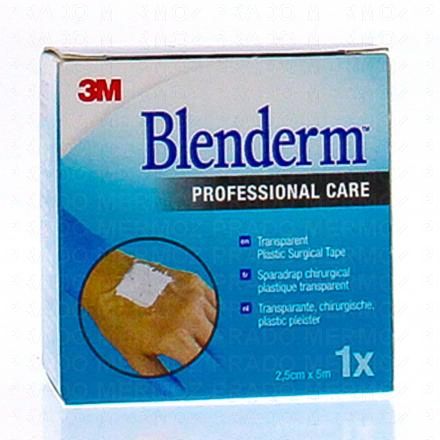 3M Blenderm - Sparadrap chirurgical plastique transparent x1 2,5 x 2,5cm