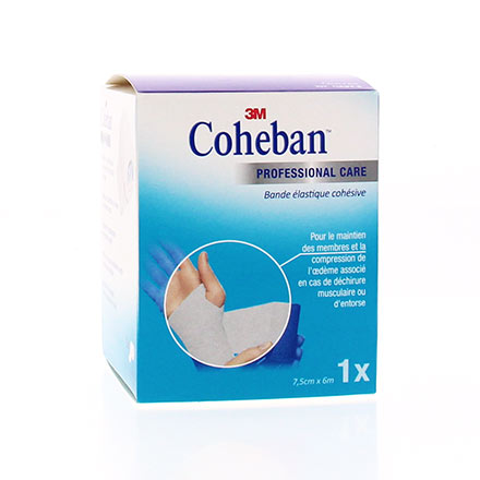 3M Cohéban bande 7cm x 3m (blanc)