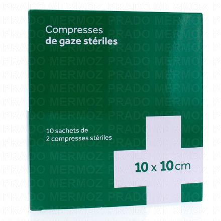 3M Compresse de Gaze Stérile 10x10 cm 10x2
