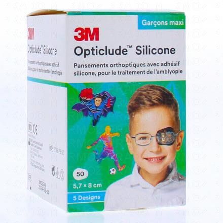3M Opticlude - silicone garçons maxi x50