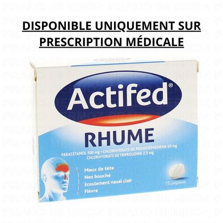 ACTIFED rhume
