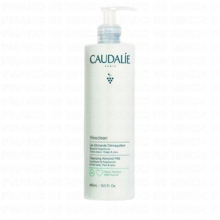 CAUDALIE Vinoclean lait d'amande d&eacute;maquillant (flacon 400ml)