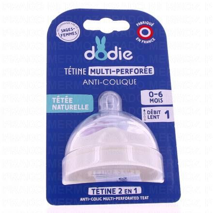 DODIE T&eacute;tine multi-perfor&eacute;e anti-colique 0/6 mois d&eacute;bit 1