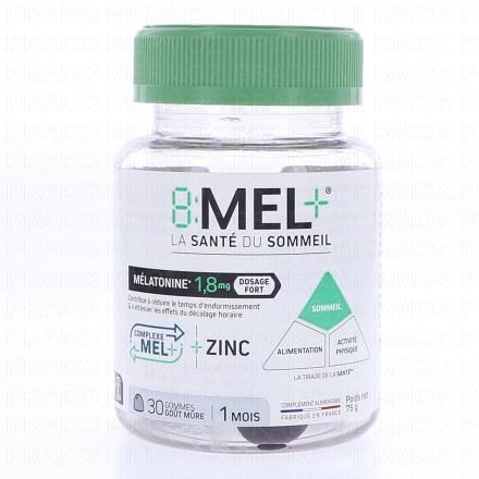 8MEL+ M&eacute;latonine 1,8 mg x30 Gummies