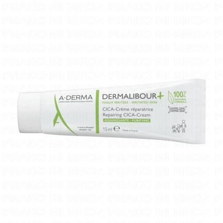 A-DERMA Dermalibour+ - cica crème réparatrice (tube 15ml)