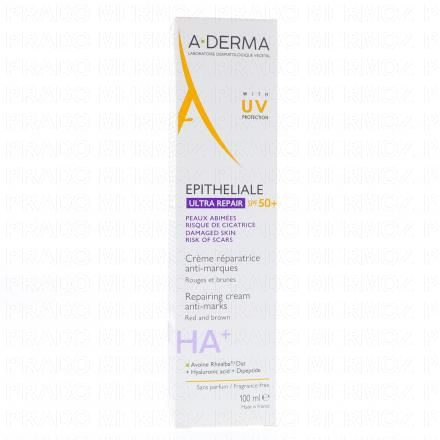 A-DERMA Epitheliale A.H Ultra - cr&egrave;me r&eacute;paratrice protectrice SPF50+ (tube 100ml)