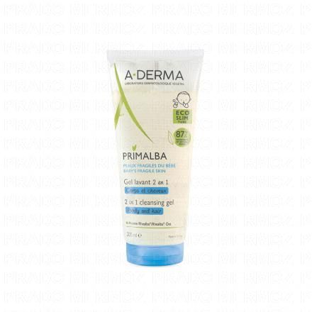 A-DERMA Primalba - Gel lavant 2 en 1 tube 200 ml