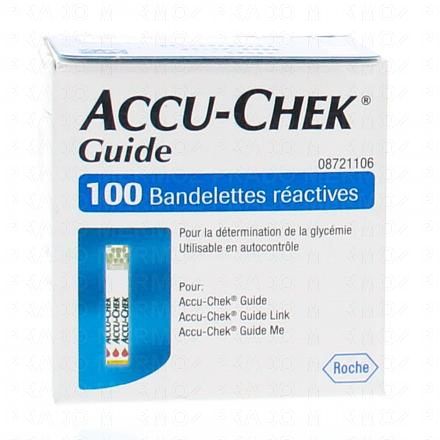 ACCU-CHEK 100 bandelettes réactives