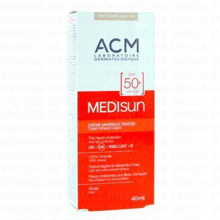 ACM Medisun - Crème minérale teintée SPF50+ 40ml