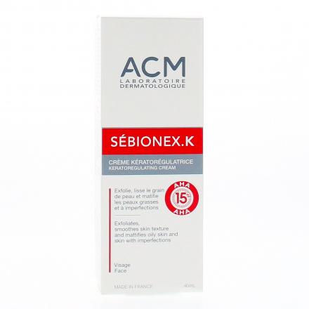 ACM S&eacute;bionex.K - Cr&egrave;me k&eacute;rator&eacute;gulatrice tube 40ml