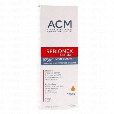 ACM Sebionex Actimat - Soin anti-imperfection teint&eacute; 40ml