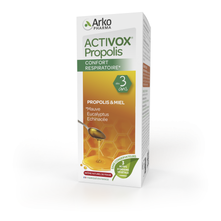 ARKOPHARMA Activox - Propolis Solution buvable confort respiratoire 140ml