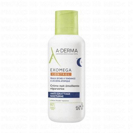 ADERMA Exomega Control - Crème Nuit Emolliente Réparatrice (400ml)