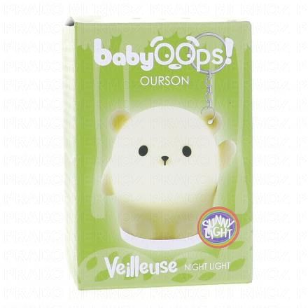 AGETI Babyoops - Veilleuse Enfants (ourson)