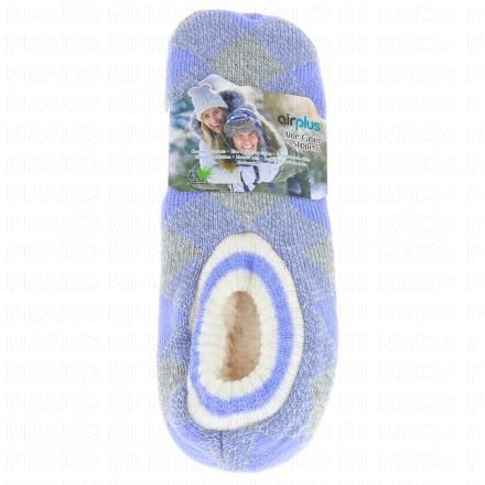 AIRPLUS Homme - Chaussons Taille 41-47 (bleu)
