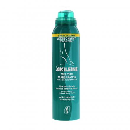 AKILE&Iuml;NE Vert - Spray poudre ass&eacute;chant tr&egrave;s forte transpiration