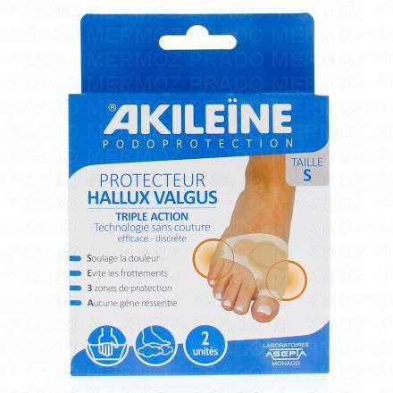 AKILEINE Podoprotection - Protecteur hallux valgus x2 (taille s)
